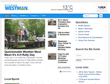 Tablet Screenshot of discoverwestman.com
